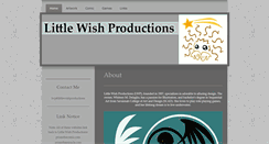 Desktop Screenshot of littlewishproductions.com